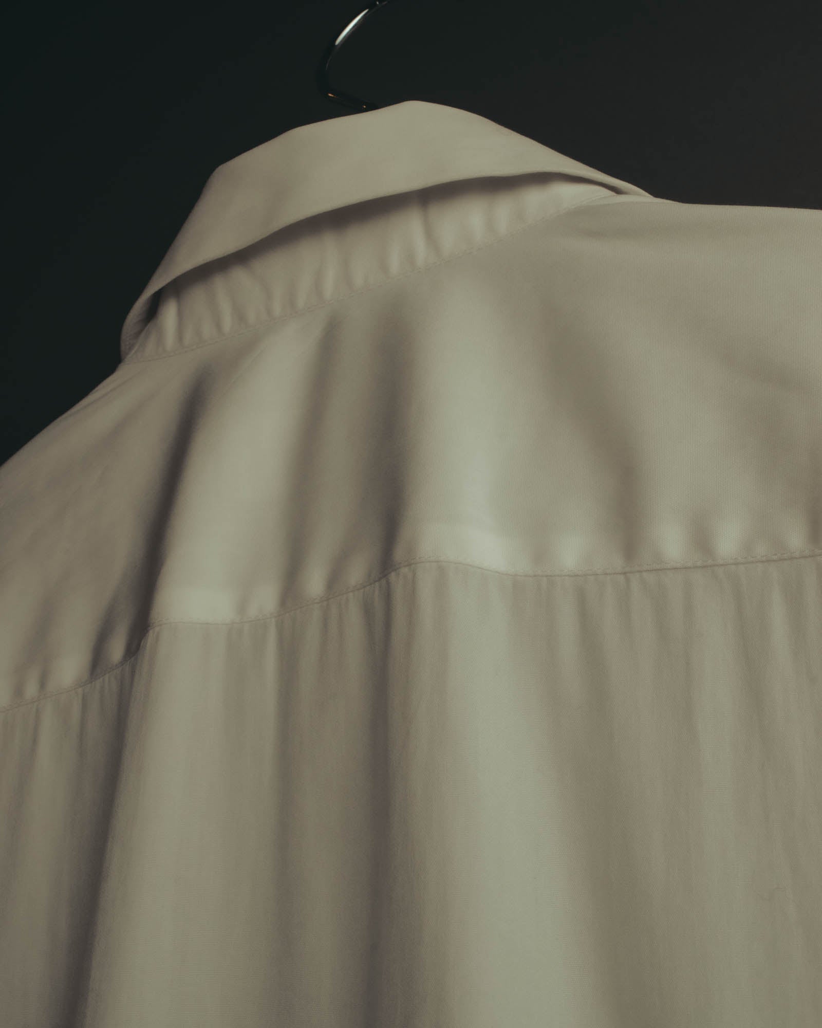 -SPECIAL- "PRADA" 10's-20's Stretch cotton silk-touch dress shirt