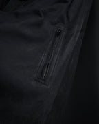 -SPECIAL- "Rick Owens" 13AW Ribbed leather zip-up jacket