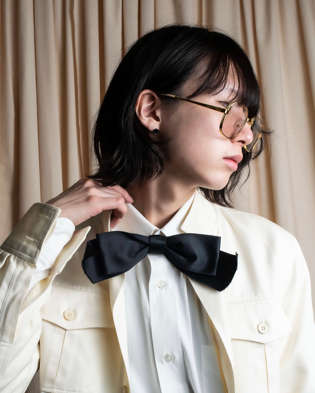 "CHANEL" 2001 Cruise Collection ribbon brooch