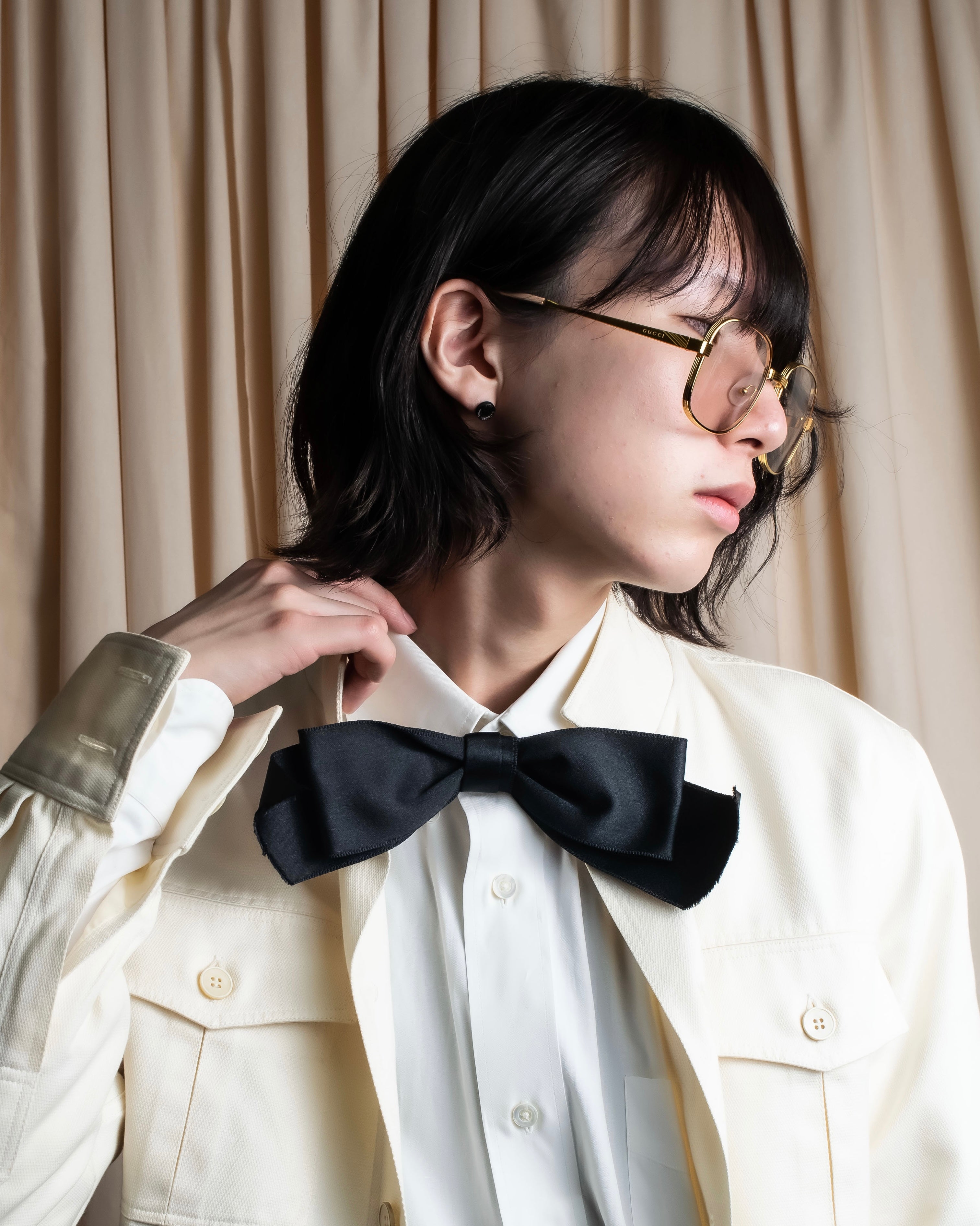 "CHANEL" 2001 Cruise Collection ribbon brooch