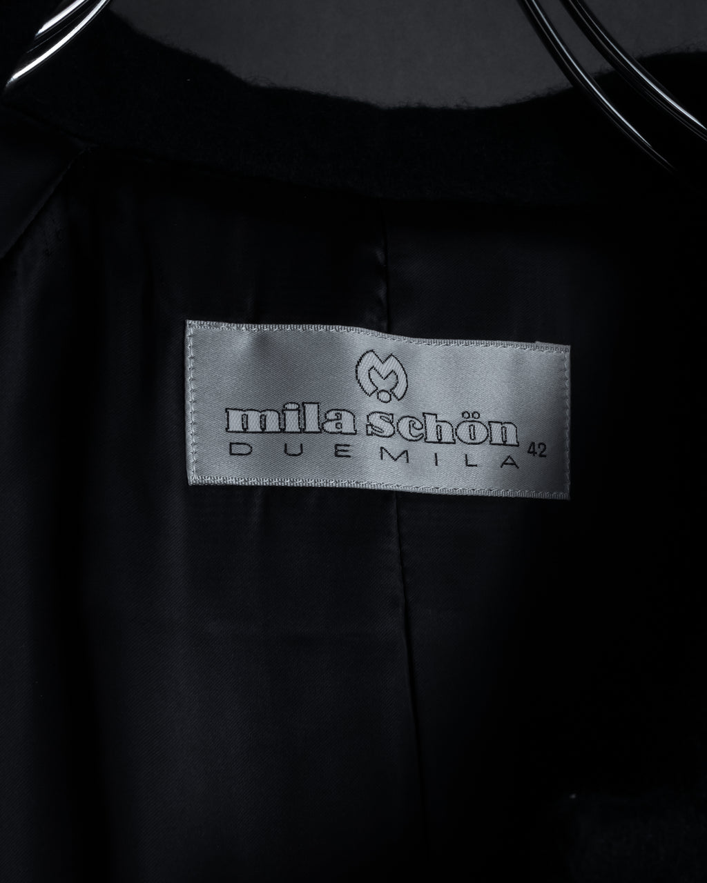 “mila schon” Cashmere balmacaan long coat