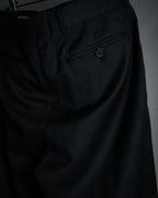 "GIORGIO ARMANI" 90’s draped double breasted suit set-up