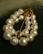 “Christian Dior” 70’s-80’s Boutique pearl rhinestone brooch