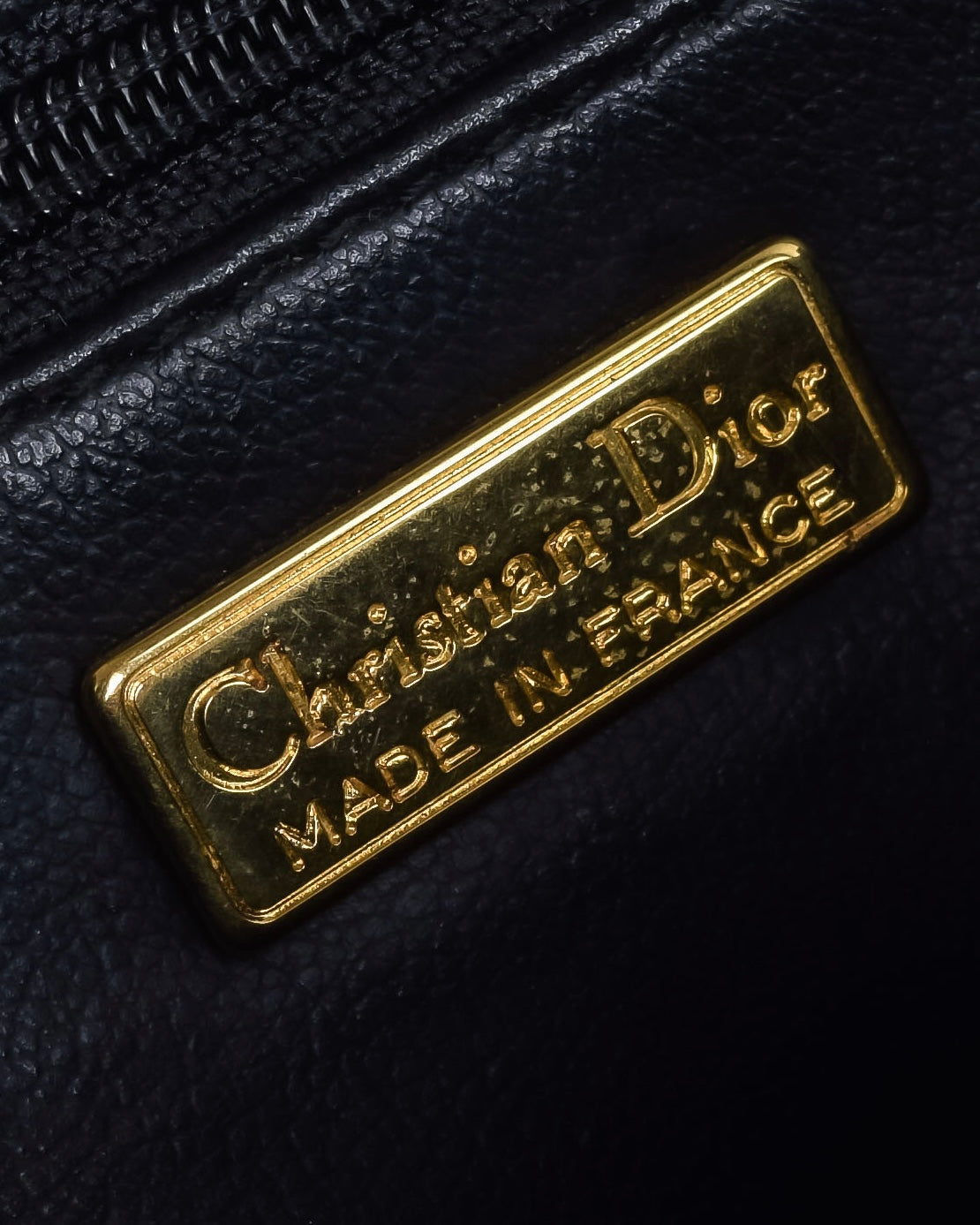 "Christian Dior" Vintage logo design leather hand bag