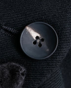 "HELMUT LANG" Zipper design sharp angle cutaway jacket