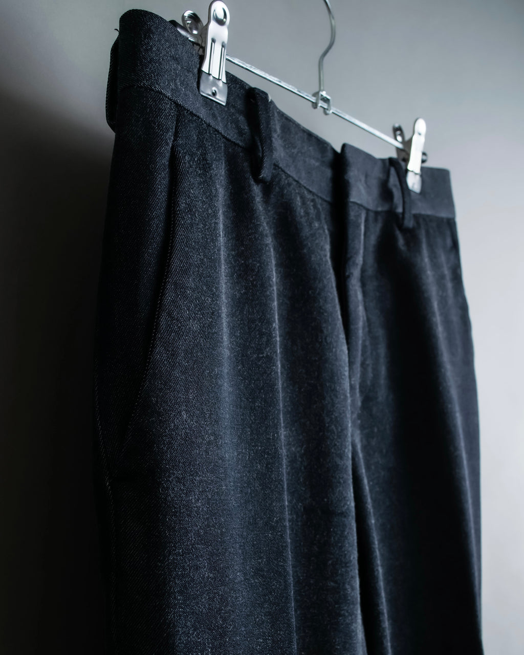 "PRADA" Wool cotton mix navy blue slacks