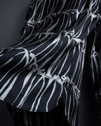 "GUCCI" Handwritten calligraphy pattern silk shirt