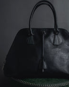 "PRADA" 90’s-00’s Vitello daino leather doctor bag