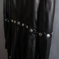 "Dolce & Gabbana" Silver stud design leather 2way coat