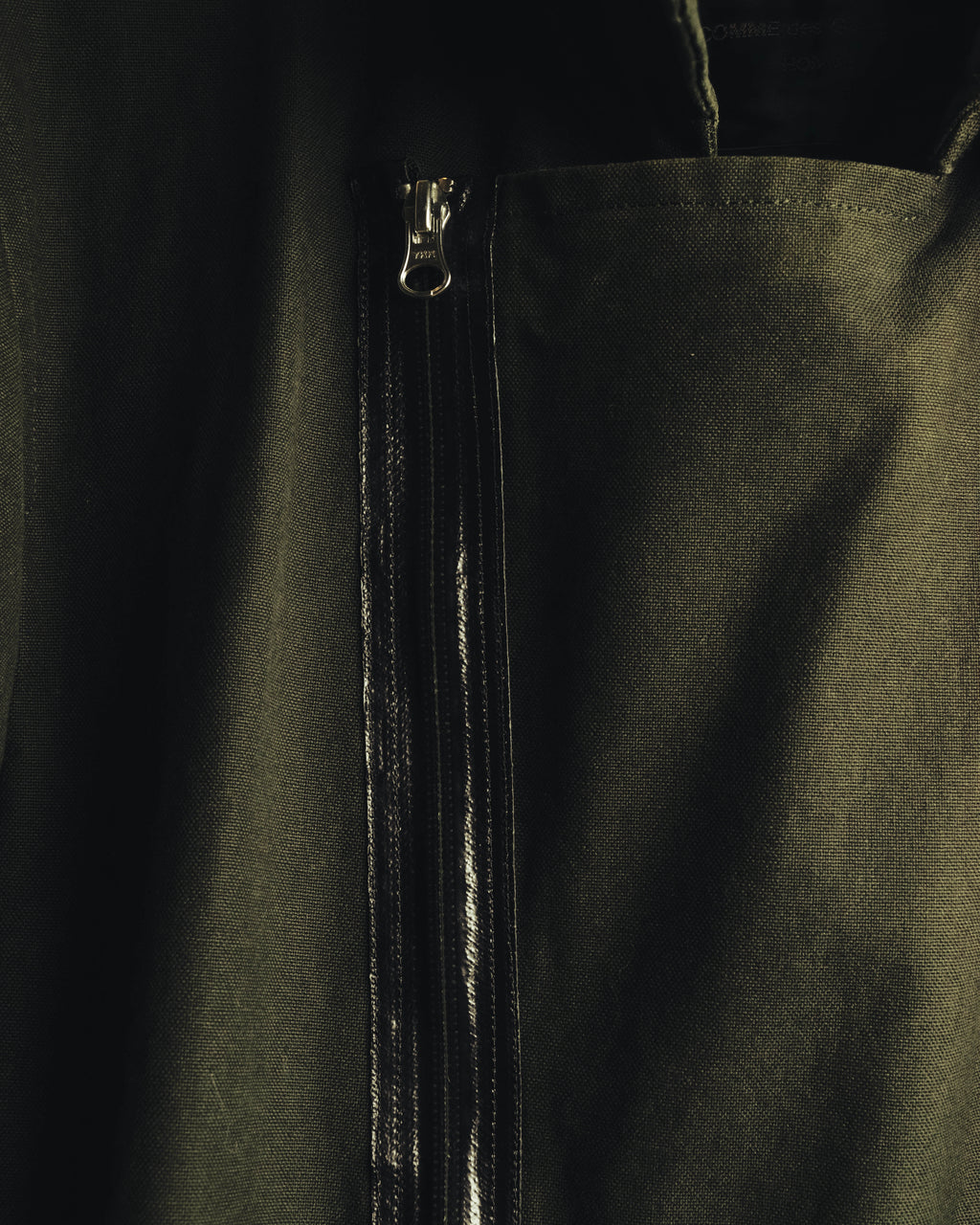 -SPECIAL- "COMME des GARÇONS HOMME" 03AW Asymmetric zip long coat