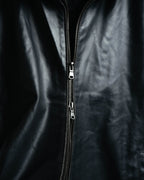 -MOOD MILLÉSIMES- 80’s-90’s softly draped leather bomber jacket