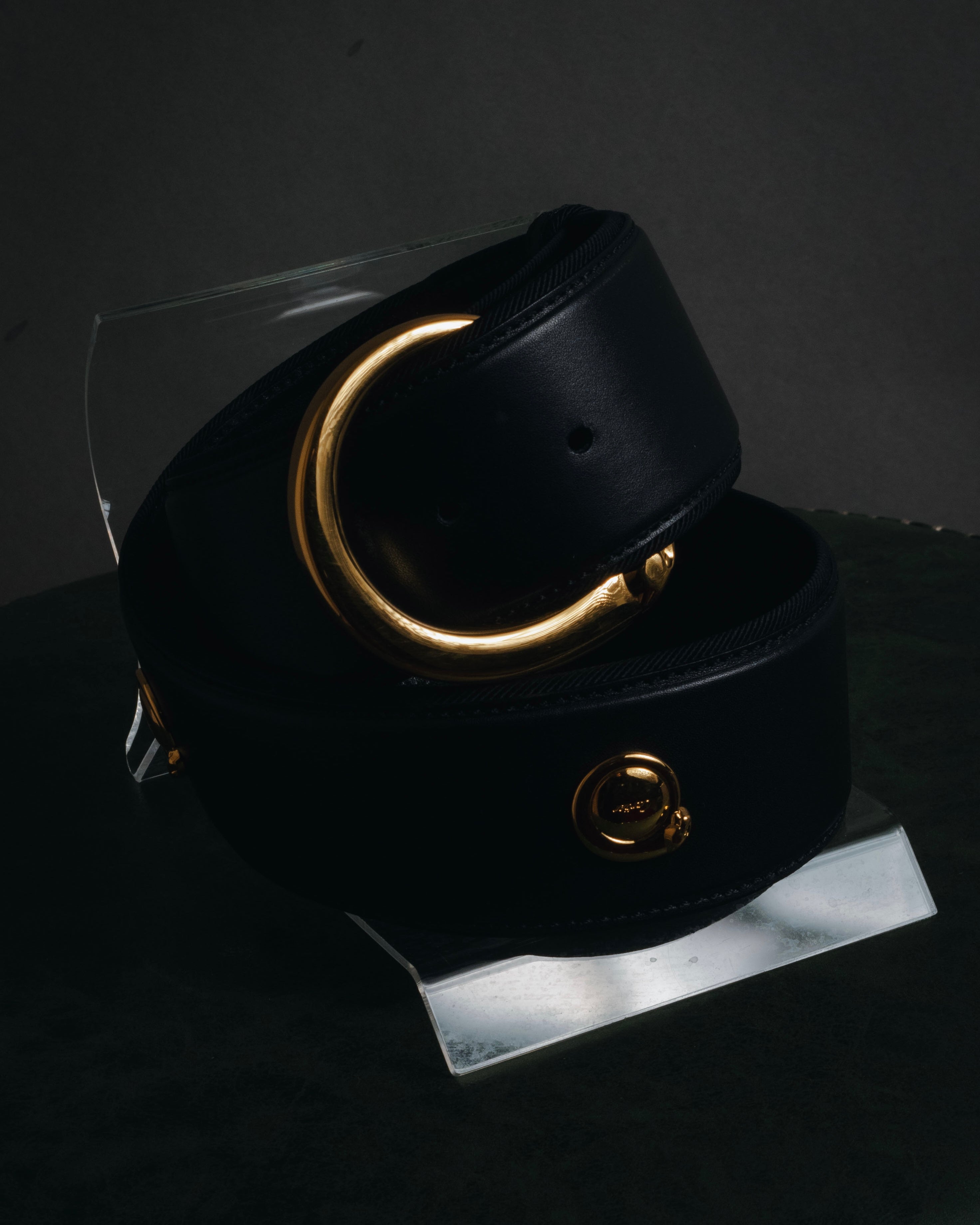 卡地亚 90年代豹纹图案盒 calf 皮带