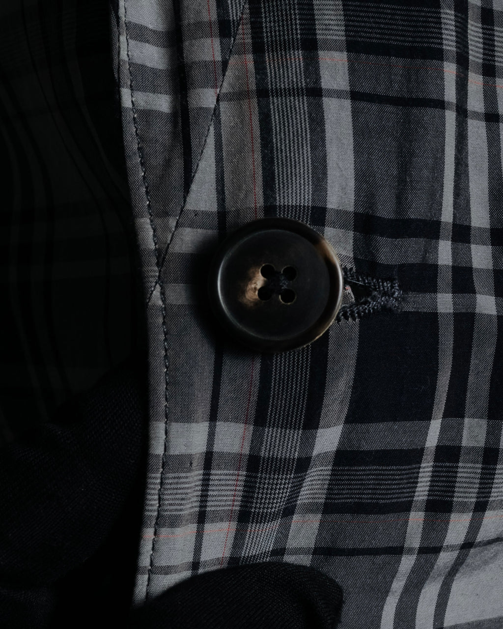 "DRIES VAN NOTEN" 2012-2018 lightweight madras check tailored jacket