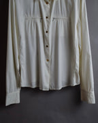"GUCCI" Double zip pocket design box cut shirt