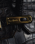 -SPECIAL- "Pierre Cardin"
90’s real crocodile leather top handle bag