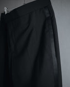 "Dior Homme" Chris Van Assche design satin lapel tuxedo set up