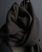 "Vivienne Westwood" Logo engraved wool long muffler