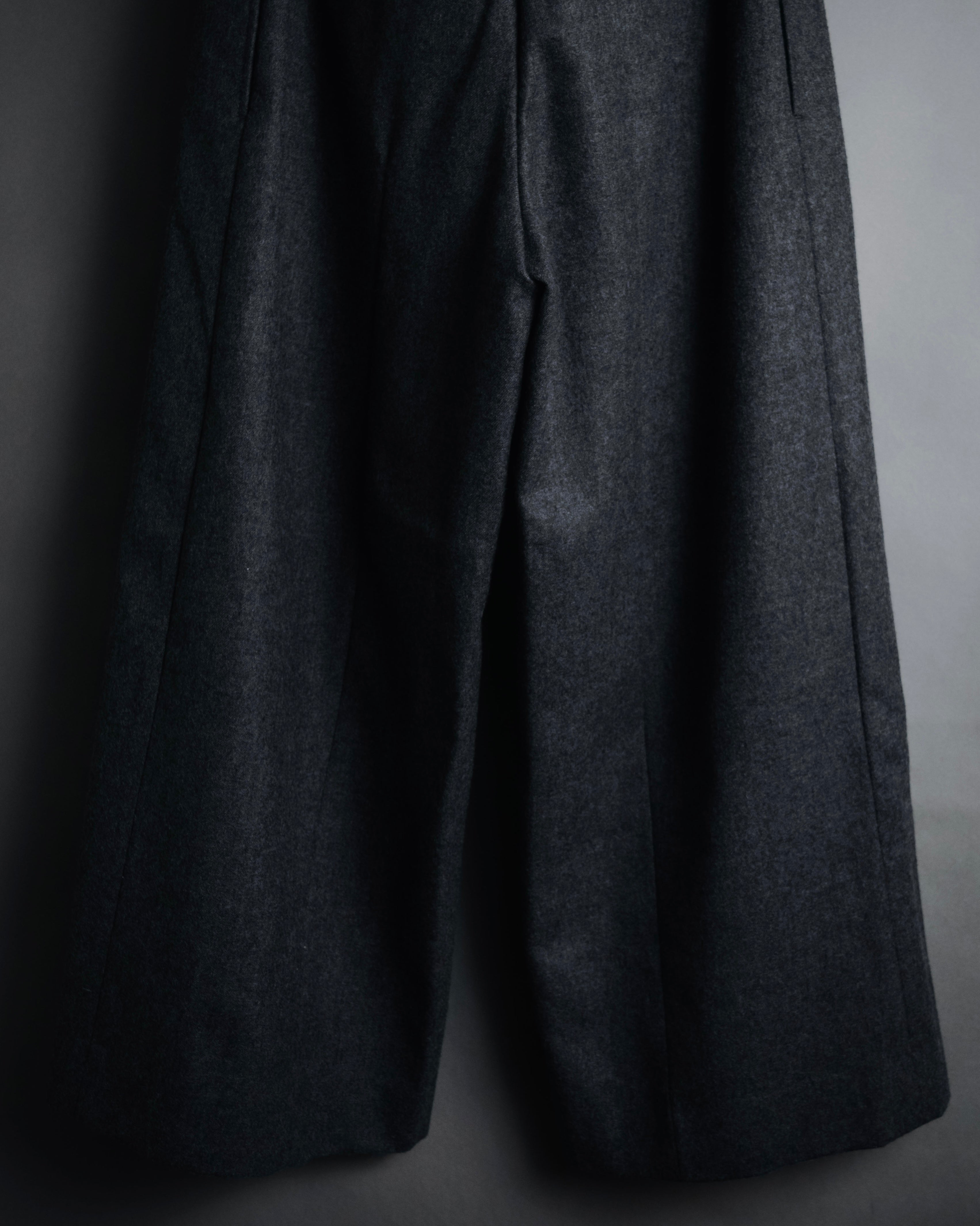 JIL SANDER (ジルサンダー) - ウール クロップド ワイドパンツ