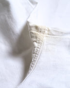 CELINE/ Triomphe Waist Designed Denim Shorts White