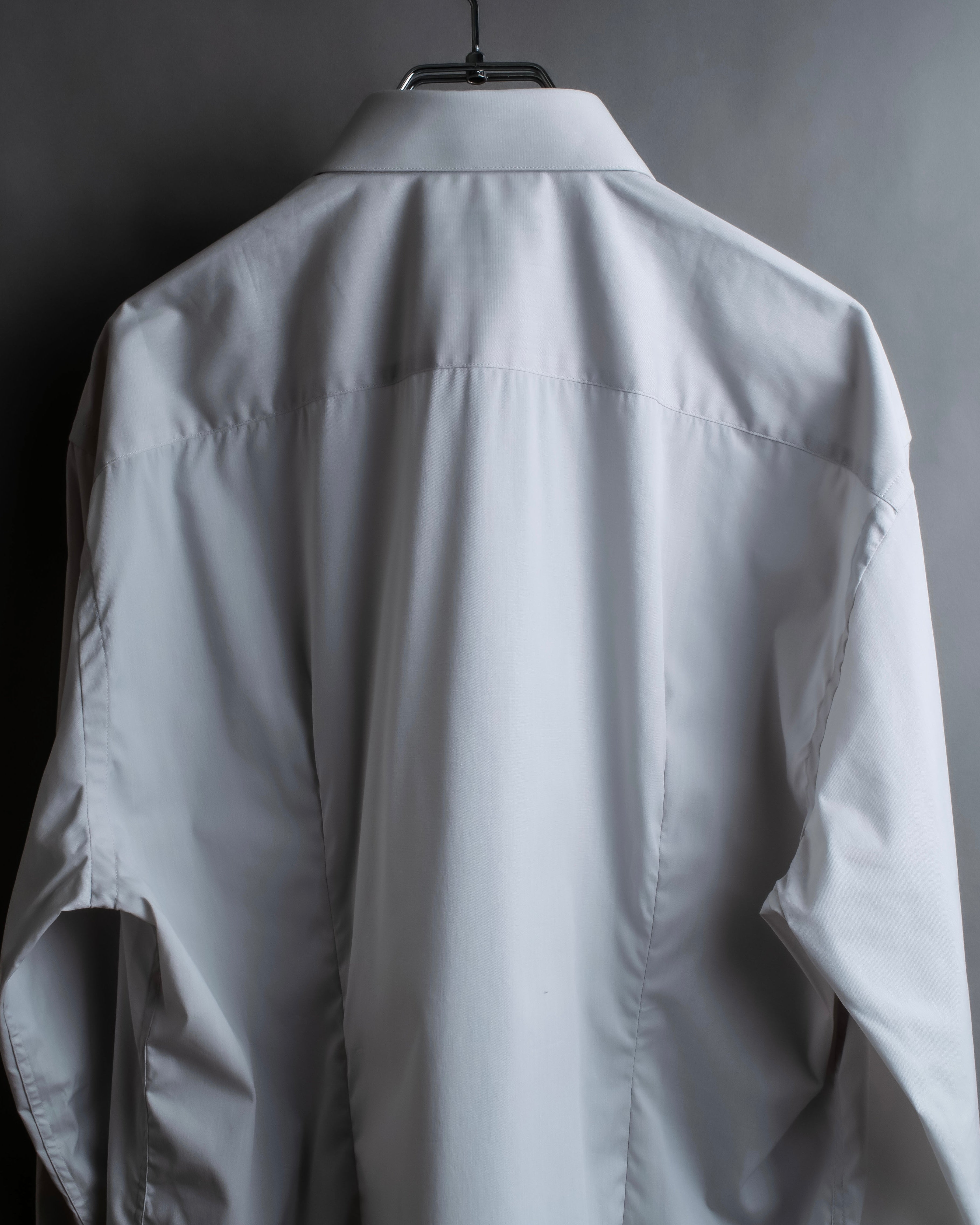 "DOLCE & GABBANA" Cuff logo engraved oversized shirt