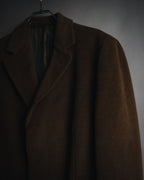 –SPECIAL– "LOEWE" 90’s cashgora blend tailored overcoat