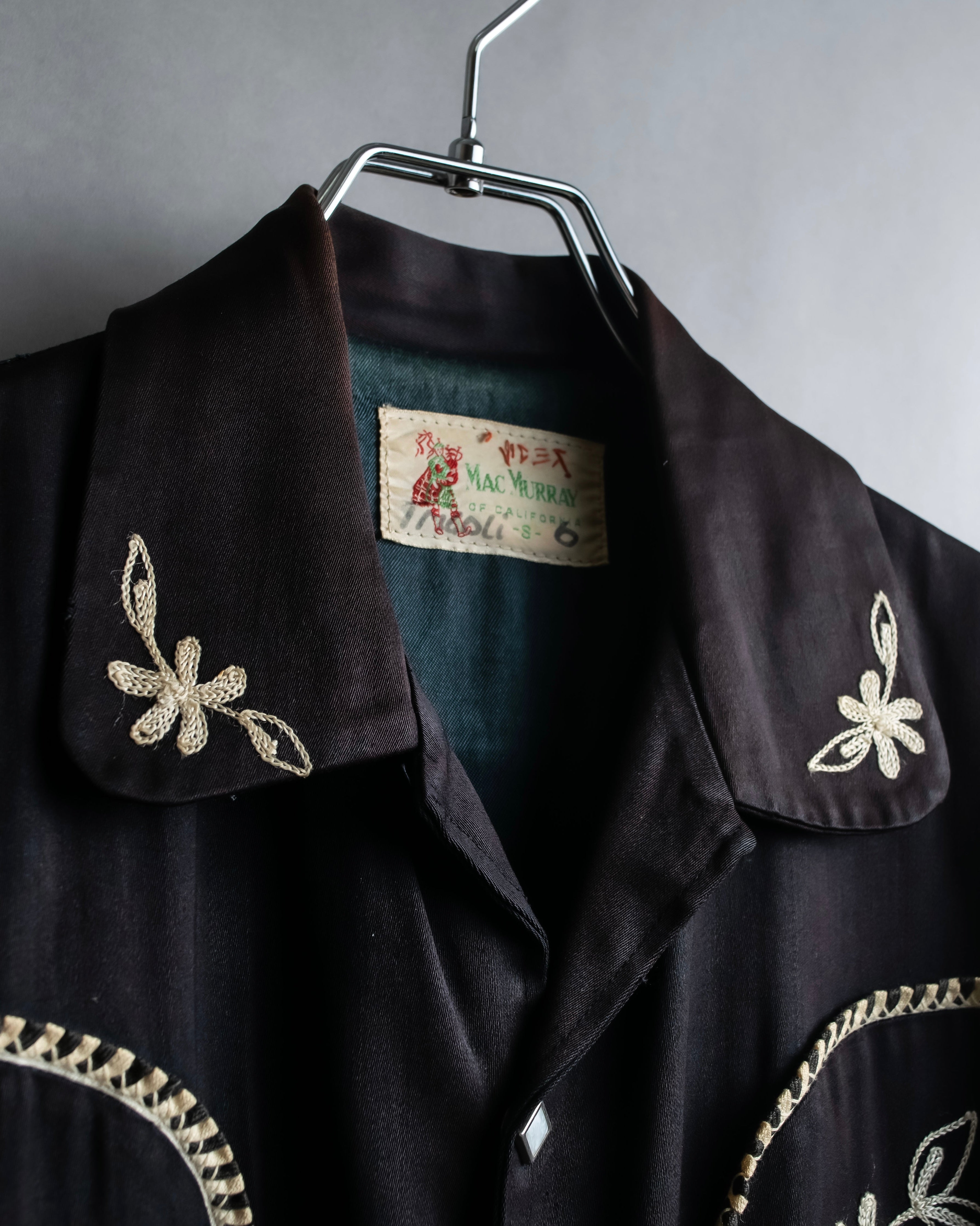 "Vintage Western detail shirt jacket"
