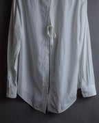 "Acne" Ribbon slit back design shirt