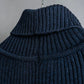 "GUCCI" Ribbed turtleneck fleece wool knit