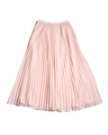 Self-Portrait/ Romantic Chiffon Pleated Skirt Pale Pink