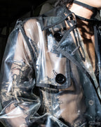 "DOLCE &amp; GABBANA" 23SS PVC material oversize trench coat