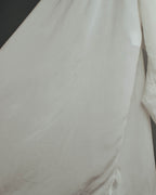 “Maison Margiela” 2018’s-20’s Cupro sheer white shirt