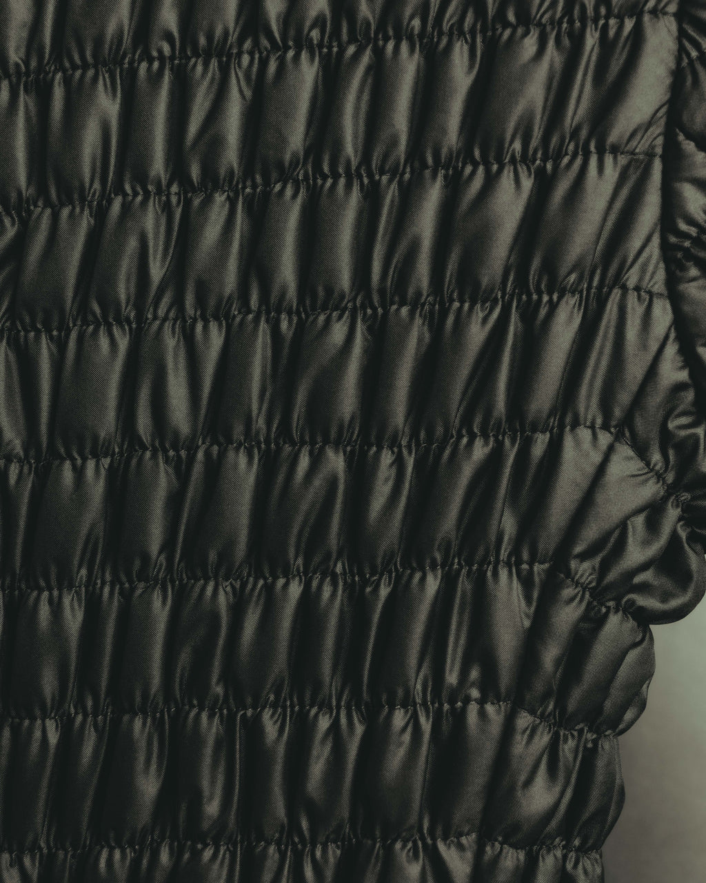 "ARMANI COLLEZIONI" 00's-10's Sculptural ruched zip-up jacket