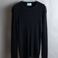 "PRADA" Ribbed black color pullover knit