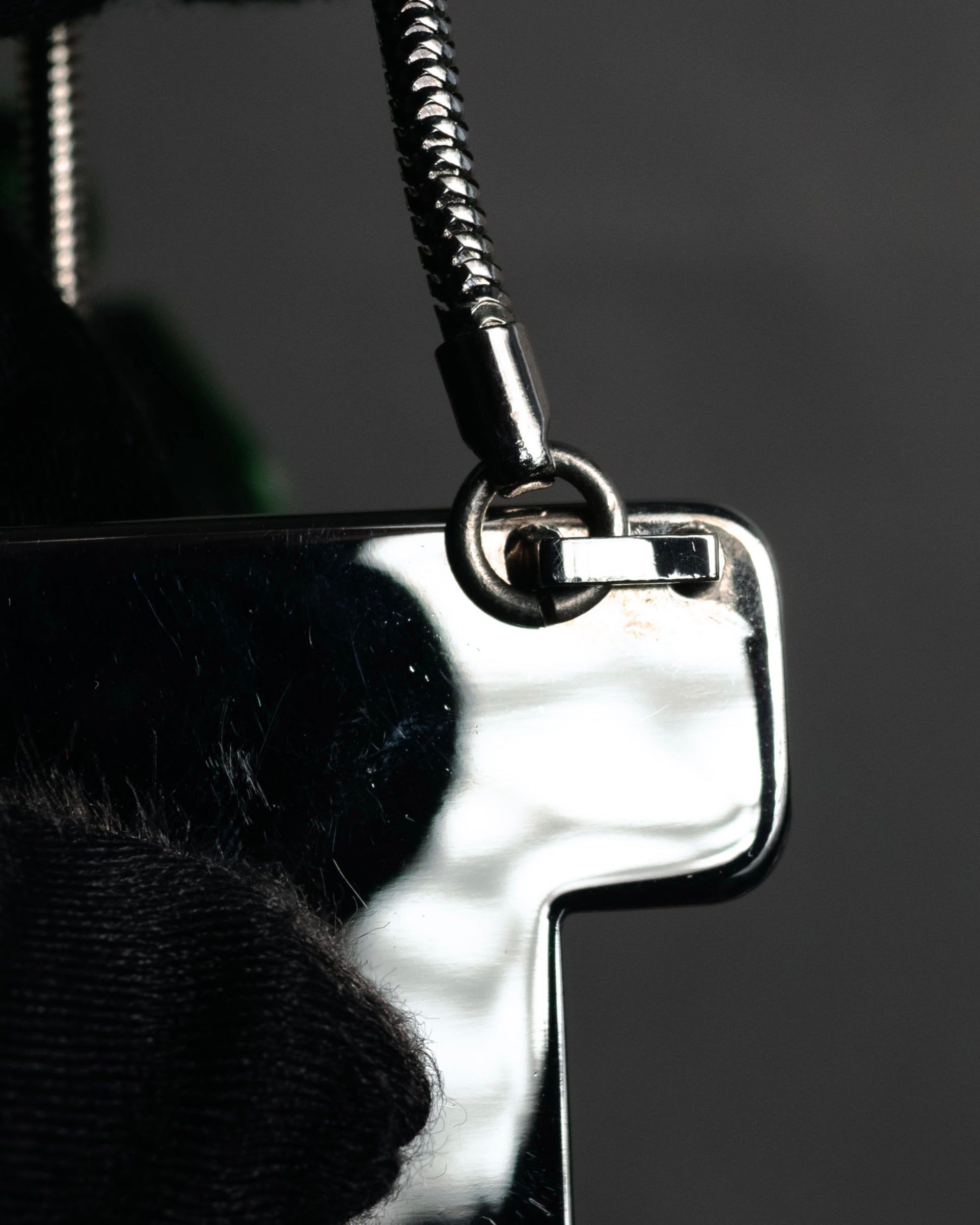 “GUCCI“ 90’s-00’s pony hair structured shoulder bag
