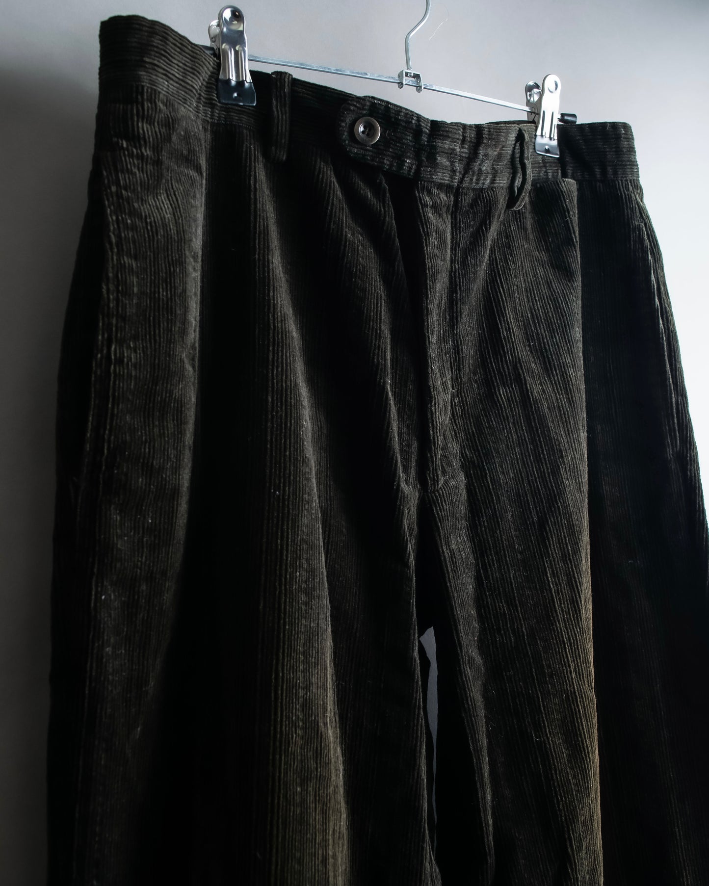 "HERMES" Faded corduroy tapered pants