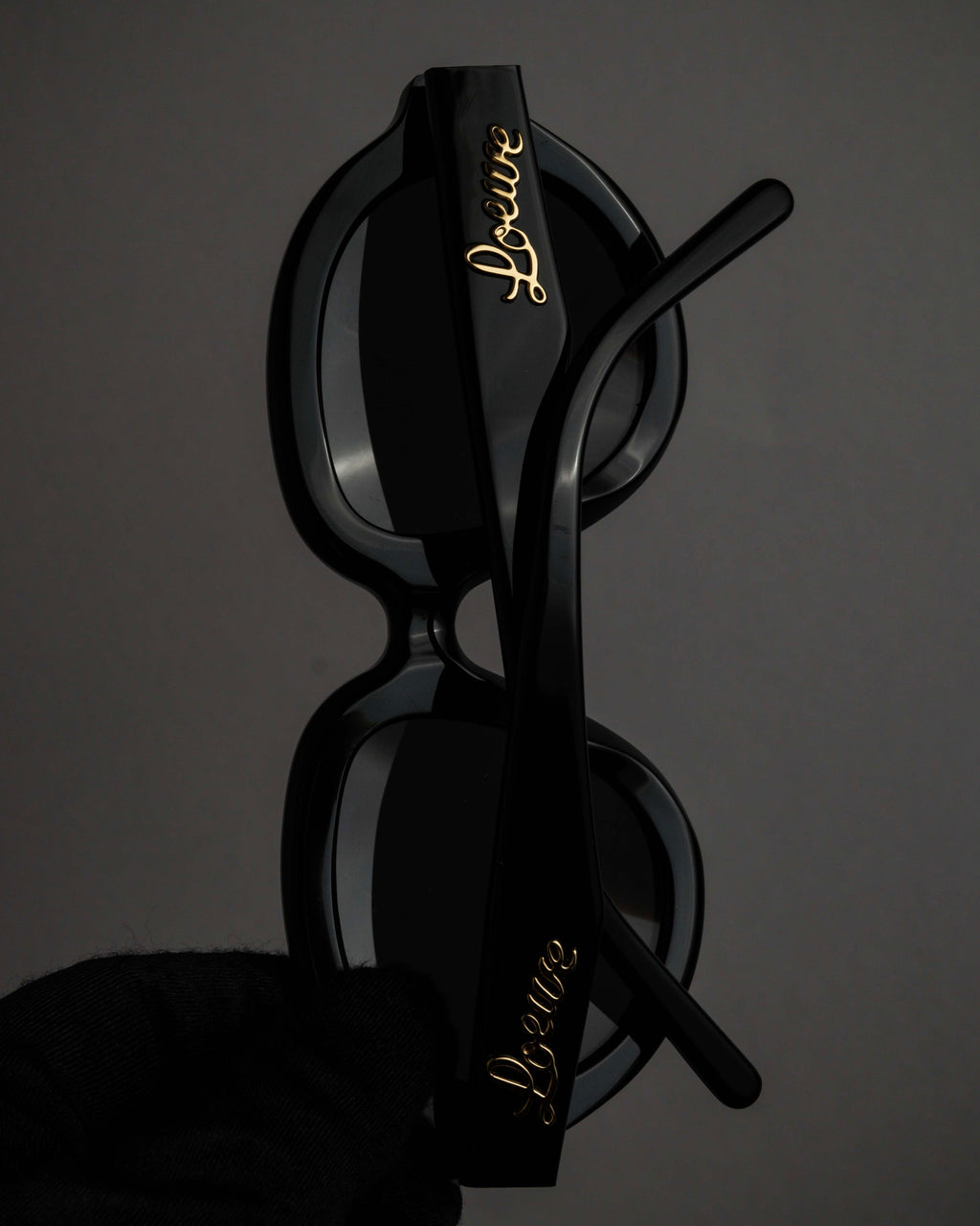 "LOEWE" Thick rim oval frame sunglasses