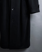 "BARBERINI" Minimalist detail 100% cashmere stand collar coat