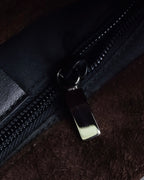 "Salvatore Ferragamo" Sharp form leather combination bag
