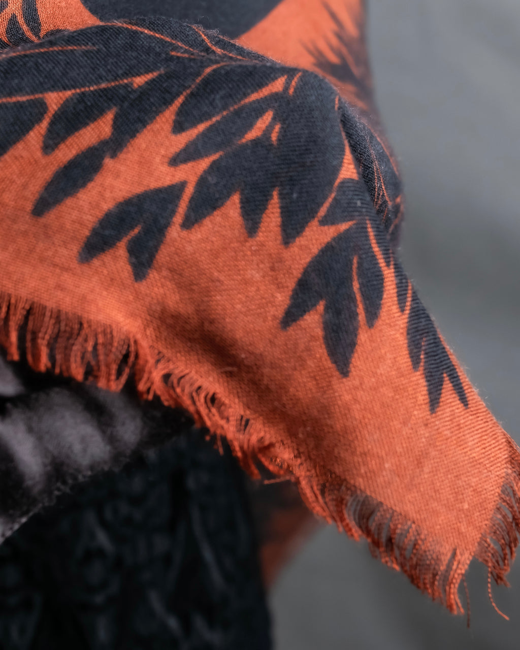 "Christian Dior" Botanical print large stole