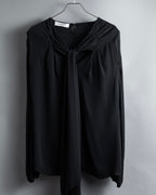 "VALENTINO" 2020-21 Gathered design bow tie skipper silk pullover