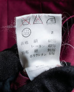 "JEAN PAUL GAULTIER FEMME"
 Waist different material switching design shirt