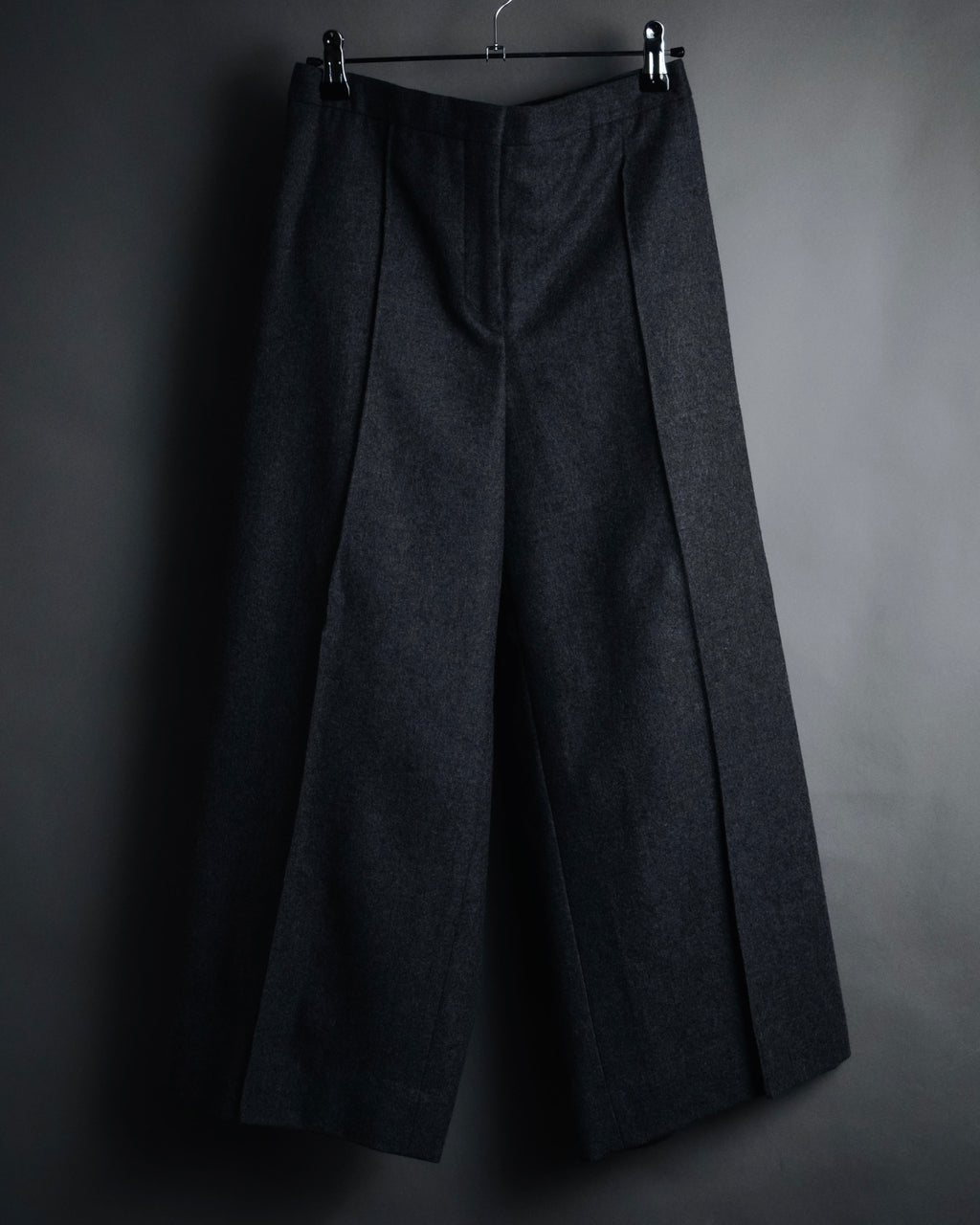 "JIL SANDER" 2018 Debut-era cropped wide wool trousers