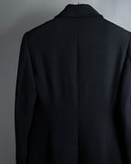 "GIANFRANCO FERRE" Multiple button sequences shaped long coat