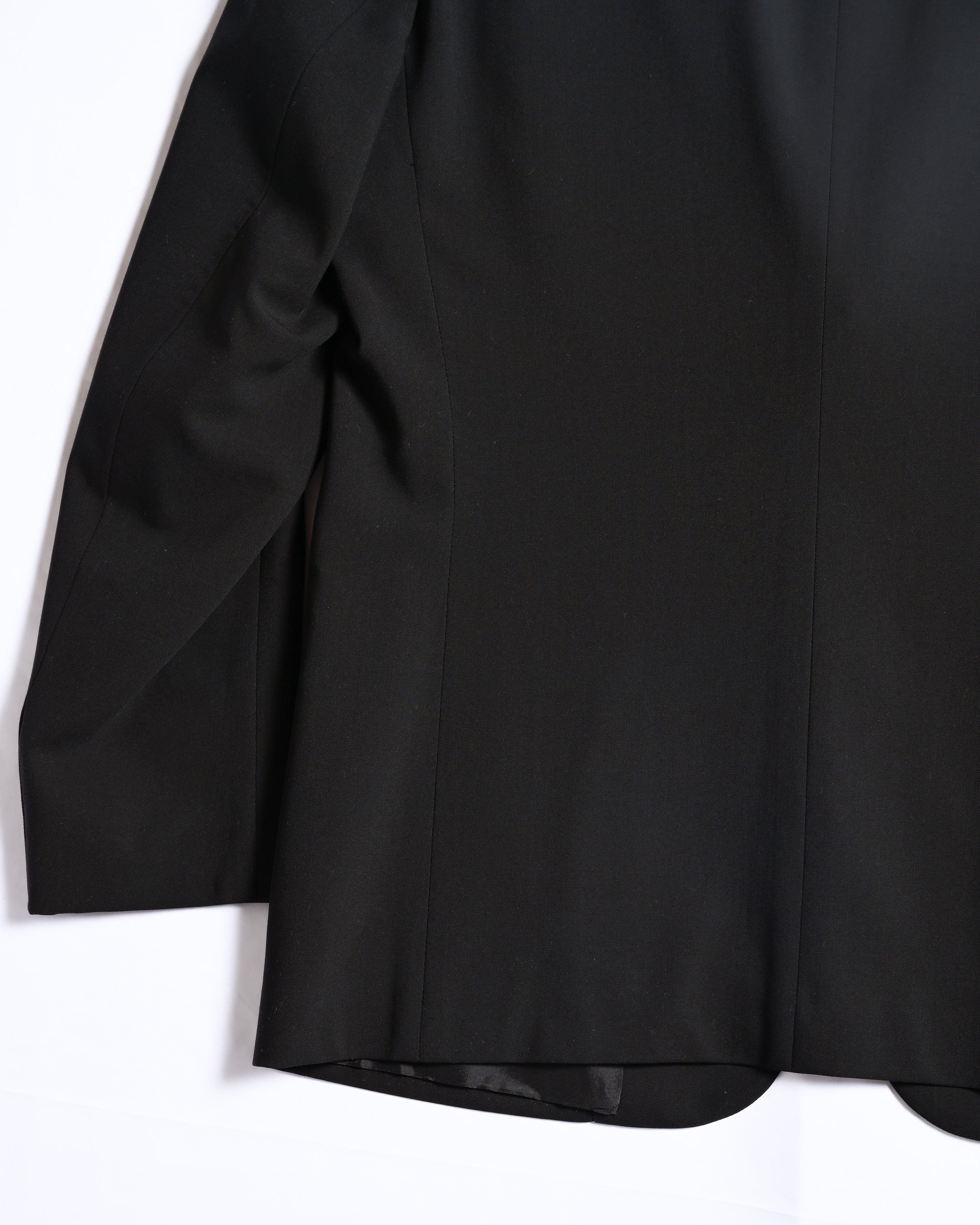 GIORGIO ARMANI/ Single Breasted 2B Pure Wool Tailored Jacket
Black