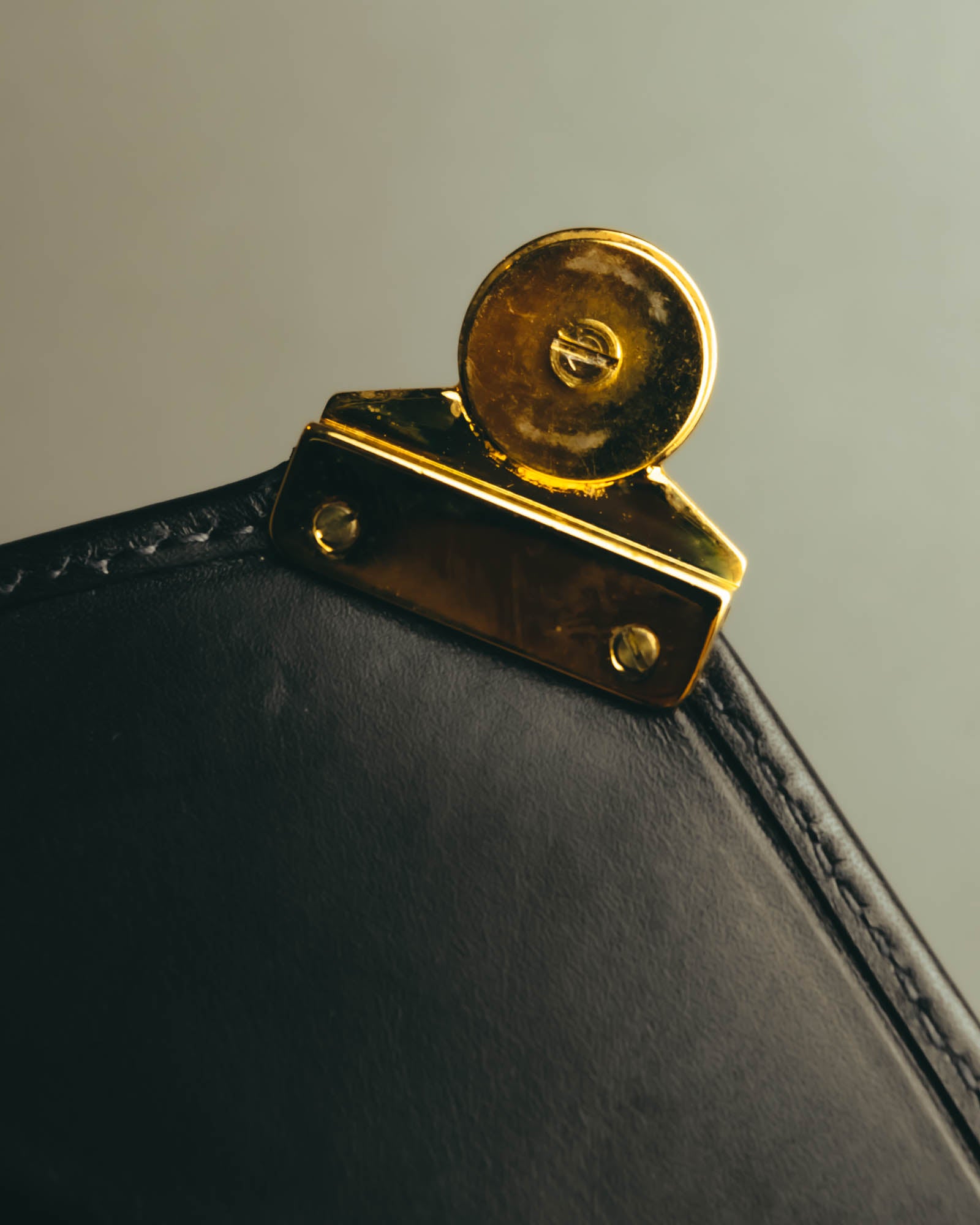 "Salvatore Ferragamo" 80's-90's Classic calf leather wallet