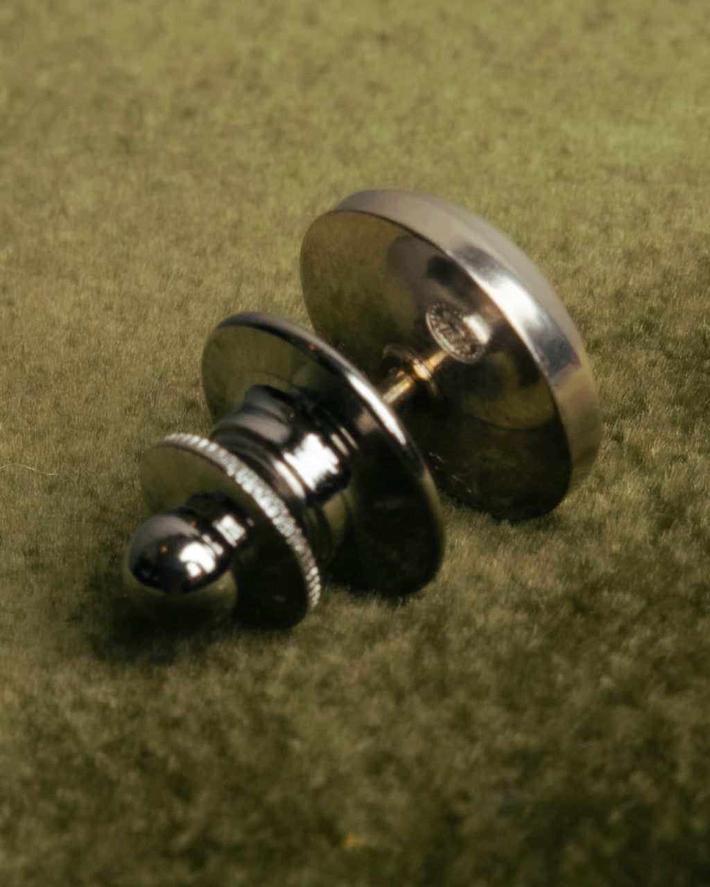 “Georg Jensen” 70’s Sterling silver round cufflinks