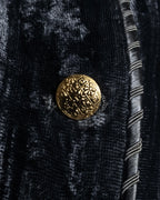 -SPECIAL- "CHANEL" 90's-00's Crushed velvet long dress