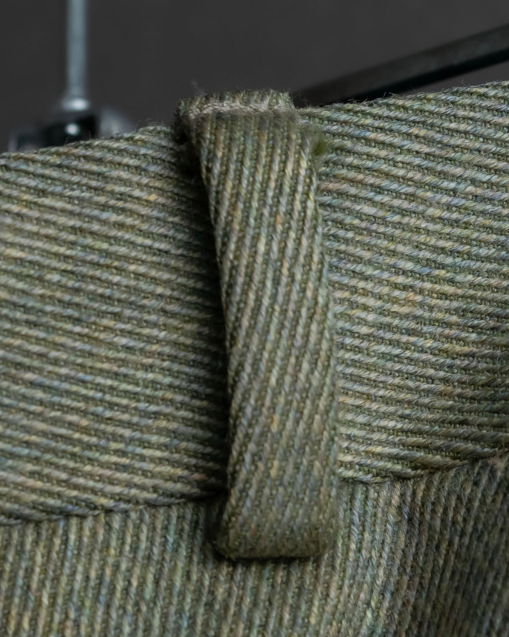 Vintage khaki green wide slacks