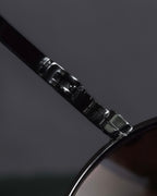 "GUCCI" Metal aviator teardrop frame sunglasses