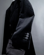 "LOUIS VUITTON" Geometric pattern velvet tailored jacket